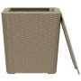 Garden table with removable light brown polypropylene top by vidaXL, Garden tables - Ref: Foro24-364154, Price: 77,75 €, Disc...