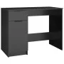 Escritorio de madera contrachapada negro 100x50x75 cm de vidaXL, Escritorios - Ref: Foro24-811494, Precio: 112,42 €, Descuent...