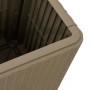 Garden table with removable light brown polypropylene top by vidaXL, Garden tables - Ref: Foro24-364154, Price: 79,39 €, Disc...