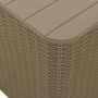 Garden table with removable light brown polypropylene top by vidaXL, Garden tables - Ref: Foro24-364154, Price: 79,39 €, Disc...