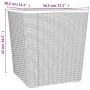 Mesa de jardín con tapa extraíble polipropileno marrón claro de vidaXL, Mesas de jardín - Ref: Foro24-364154, Precio: 77,75 €...