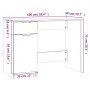 Escritorio de madera contrachapada negro 100x50x75 cm de vidaXL, Escritorios - Ref: Foro24-811494, Precio: 112,42 €, Descuent...