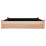 Flowerbed planter with solid fir wood lining 120x60x25 cm by vidaXL, Pots and planters - Ref: Foro24-364292, Price: 64,14 €, ...
