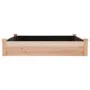 Jardinera arriate con forro madera maciza abeto 120x60x25 cm de vidaXL, Maceteros y jardineras - Ref: Foro24-364292, Precio: ...