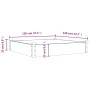 Flowerbed planter with solid fir wood lining 120x60x25 cm by vidaXL, Pots and planters - Ref: Foro24-364292, Price: 64,14 €, ...