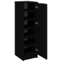 Black plywood shoe cabinet 30x35x100 cm by vidaXL, Shoe racks and shoe organizers - Ref: Foro24-811431, Price: 83,54 €, Disco...