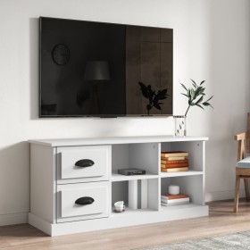 Weißer TV-Schrank aus Sperrholz, 102 x 35,5 x 47,5 cm von vidaXL, TV-Möbel - Ref: Foro24-816176, Preis: 53,64 €, Rabatt: %