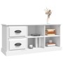 Weißer TV-Schrank aus Sperrholz, 102 x 35,5 x 47,5 cm von vidaXL, TV-Möbel - Ref: Foro24-816176, Preis: 53,64 €, Rabatt: %