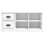 Weißer TV-Schrank aus Sperrholz, 102 x 35,5 x 47,5 cm von vidaXL, TV-Möbel - Ref: Foro24-816176, Preis: 53,64 €, Rabatt: %