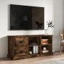 Smoked oak plywood TV cabinet 102x35.5x47.5cm by vidaXL, TV Furniture - Ref: Foro24-816181, Price: 69,84 €, Discount: %