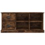 TV-Schrank aus geräuchertem Eichensperrholz, 102 x 35,5 x 47,5 cm von vidaXL, TV-Möbel - Ref: Foro24-816181, Preis: 70,80 €, ...