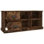 Smoked oak plywood TV cabinet 102x35.5x47.5cm by vidaXL, TV Furniture - Ref: Foro24-816181, Price: 69,84 €, Discount: %