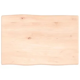 Solid oak wood table top with natural edge 60x40x2 cm by vidaXL, Table tops - Ref: Foro24-363863, Price: 36,06 €, Discount: %