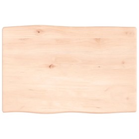 Tischplatte aus massivem Eichenholz mit Naturkante 60x40x2 cm von vidaXL, Tischplatten - Ref: Foro24-363863, Preis: 36,74 €, ...