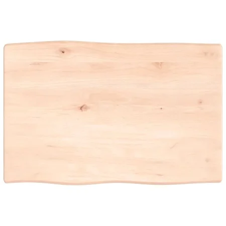 Solid oak wood table top with natural edge 60x40x2 cm by vidaXL, Table tops - Ref: Foro24-363863, Price: 36,06 €, Discount: %