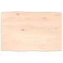 Solid oak wood table top with natural edge 60x40x2 cm by vidaXL, Table tops - Ref: Foro24-363863, Price: 36,06 €, Discount: %
