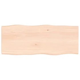Solid wood table top natural edge 100x40x(2-4) cm by vidaXL, Table tops - Ref: Foro24-363882, Price: 49,97 €, Discount: %