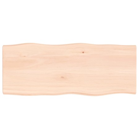 Tablero de mesa madera maciza borde natural 100x40x(2-4) cm de vidaXL, Tableros para mesas - Ref: Foro24-363882, Precio: 57,6...
