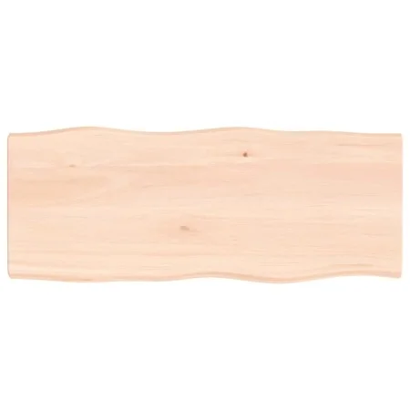 Tablero de mesa madera maciza borde natural 100x40x(2-4) cm de vidaXL, Tableros para mesas - Ref: Foro24-363882, Precio: 49,7...