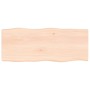 Solid wood table top natural edge 100x40x(2-4) cm by vidaXL, Table tops - Ref: Foro24-363882, Price: 57,63 €, Discount: %