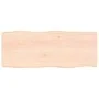 Tablero de mesa madera maciza borde natural 100x40x(2-4) cm de vidaXL, Tableros para mesas - Ref: Foro24-363882, Precio: 49,7...