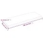 Tablero de mesa madera maciza borde natural 100x40x(2-4) cm de vidaXL, Tableros para mesas - Ref: Foro24-363882, Precio: 49,7...