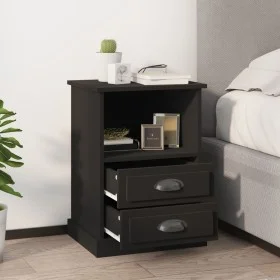 Nightstands 2 units black 43x36x60 cm by vidaXL, Nightstands - Ref: Foro24-816331, Price: 80,95 €, Discount: %