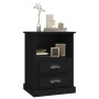 Mesitas de noche 2 unidades negro 43x36x60 cm de vidaXL, Mesitas de noche - Ref: Foro24-816331, Precio: 81,72 €, Descuento: %