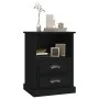 Nightstands 2 units black 43x36x60 cm by vidaXL, Nightstands - Ref: Foro24-816331, Price: 80,95 €, Discount: %