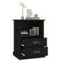 Mesitas de noche 2 unidades negro 43x36x60 cm de vidaXL, Mesitas de noche - Ref: Foro24-816331, Precio: 81,72 €, Descuento: %