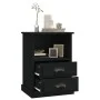 Nightstands 2 units black 43x36x60 cm by vidaXL, Nightstands - Ref: Foro24-816331, Price: 80,95 €, Discount: %