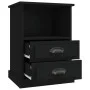 Nightstands 2 units black 43x36x60 cm by vidaXL, Nightstands - Ref: Foro24-816331, Price: 80,95 €, Discount: %