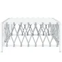 Mesa de jardín tela tejida blanco 70x70x34 cm de vidaXL, Sofás modulares de exterior - Ref: Foro24-364141, Precio: 38,04 €, D...