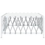 Mesa de jardín tela tejida blanco 70x70x34 cm de vidaXL, Sofás modulares de exterior - Ref: Foro24-364141, Precio: 48,70 €, D...