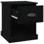 Mesitas de noche 2 uds madera contrachapada negro 39x39x47,5 cm de vidaXL, Mesitas de noche - Ref: Foro24-816131, Precio: 64,...