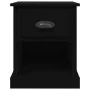 Mesitas de noche 2 uds madera contrachapada negro 39x39x47,5 cm de vidaXL, Mesitas de noche - Ref: Foro24-816131, Precio: 64,...