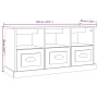 TV-Schrank aus Sonoma-Eichensperrholz, 100 x 35 x 50 cm von vidaXL, TV-Möbel - Ref: Foro24-816291, Preis: 69,95 €, Rabatt: %