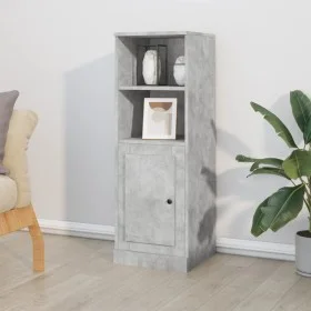 Plywood gray concrete sideboard 36x35.5x103.5 cm by vidaXL, Sideboards - Ref: Foro24-816324, Price: 54,83 €, Discount: %