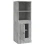 Plywood gray concrete sideboard 36x35.5x103.5 cm by vidaXL, Sideboards - Ref: Foro24-816324, Price: 54,83 €, Discount: %