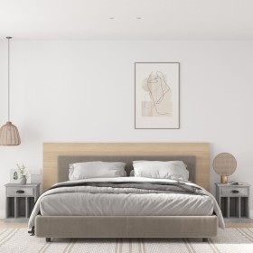 Nachttische 2 Einheiten betongrau 43x36x50 cm von vidaXL, Nachttische - Ref: Foro24-816353, Preis: 64,86 €, Rabatt: %
