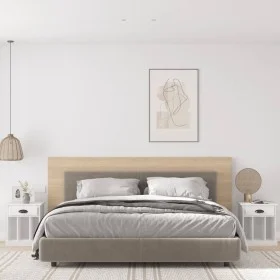 Two white bedside tables 43x36x50 cm by vidaXL, Nightstands - Ref: Foro24-816345, Price: 59,62 €, Discount: %