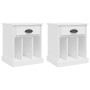 Nachttische 2 Einheiten weiße Farbe 43x36x50 cm von vidaXL, Nachttische - Ref: Foro24-816345, Preis: 60,12 €, Rabatt: %
