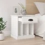 Two white bedside tables 43x36x50 cm by vidaXL, Nightstands - Ref: Foro24-816345, Price: 59,62 €, Discount: %