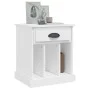 Mesitas de noche 2 unidades color blanco 43x36x50 cm de vidaXL, Mesitas de noche - Ref: Foro24-816345, Precio: 59,62 €, Descu...