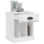 Two white bedside tables 43x36x50 cm by vidaXL, Nightstands - Ref: Foro24-816345, Price: 59,62 €, Discount: %