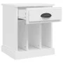 Two white bedside tables 43x36x50 cm by vidaXL, Nightstands - Ref: Foro24-816345, Price: 59,62 €, Discount: %