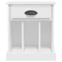 Two white bedside tables 43x36x50 cm by vidaXL, Nightstands - Ref: Foro24-816345, Price: 59,62 €, Discount: %