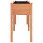 Planter with solid brown fir wood lining 161x45x76 cm by vidaXL, Pots and planters - Ref: Foro24-364237, Price: 90,33 €, Disc...