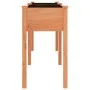 Planter with solid brown fir wood lining 161x45x76 cm by vidaXL, Pots and planters - Ref: Foro24-364237, Price: 89,25 €, Disc...