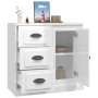 Aparador madera contrachapada blanco brillante 70x35,5x67,5 cm de vidaXL, Aparadores - Ref: Foro24-816194, Precio: 74,37 €